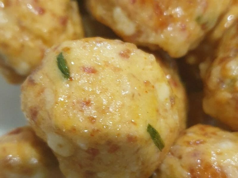 Cliquez pour zoomer ! Boulettes de poulet au chorizo Thermomix par Mirenda