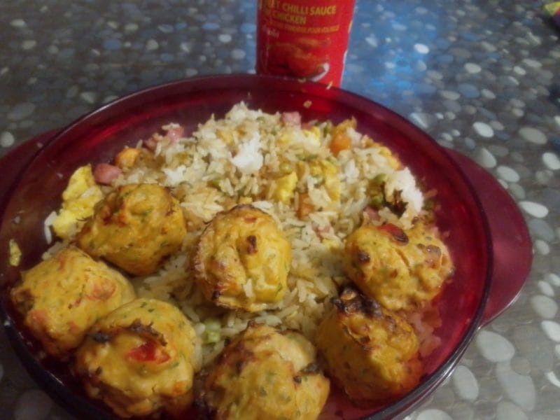 Cliquez pour zoomer ! Boulettes de poulet Thaï Thermomix par Larry @1208