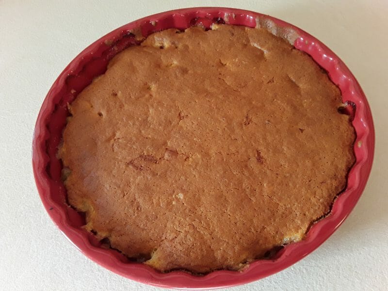 Cliquez pour zoomer ! Cobbler à la rhubarbe Thermomix par Marjophel