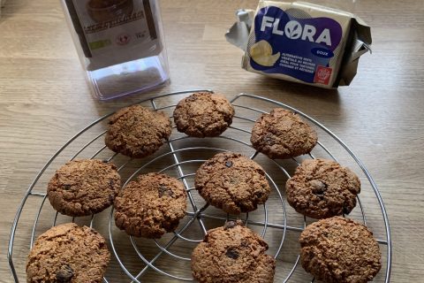 Cliquez pour zoomer ! Biscuits aux flocons d’avoine et amandes Thermomix par Darlich