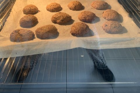 Cliquez pour zoomer ! Biscuits aux flocons d’avoine et amandes Thermomix par Darlich