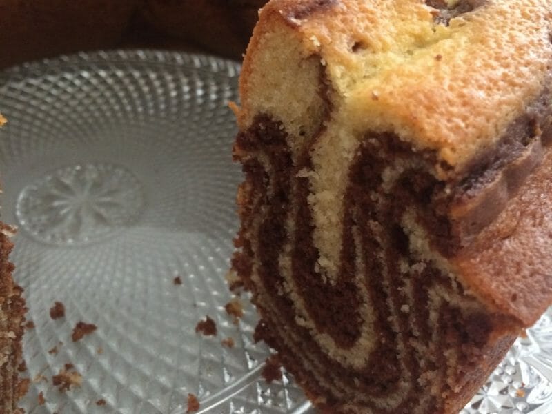 Cliquez pour zoomer ! Marbré au chocolat Thermomix par Natnetnet