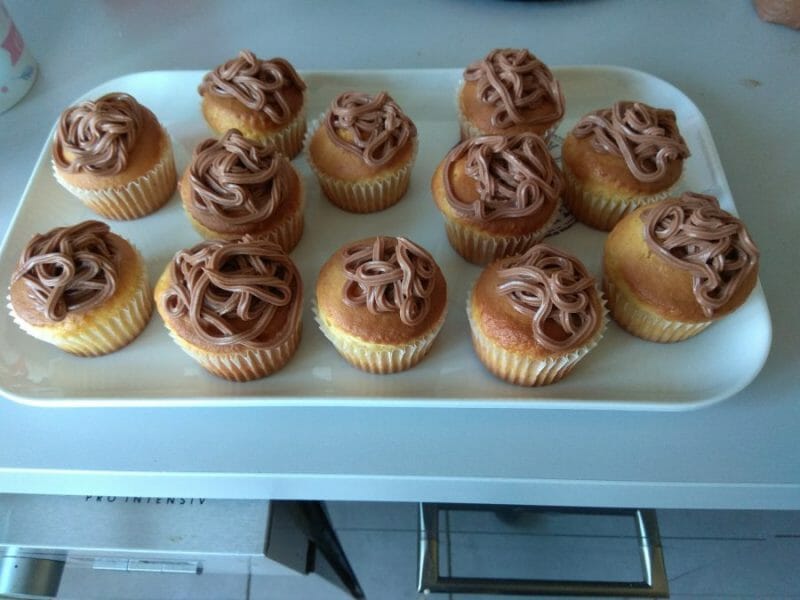 Cliquez pour zoomer ! Cupcakes au nutella Thermomix par cookine