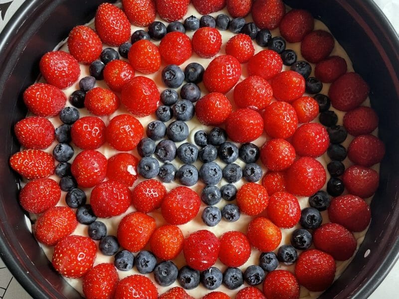 Cliquez pour zoomer ! Tarte aux fraises sans cuisson Thermomix par Tartine & Coccinelle