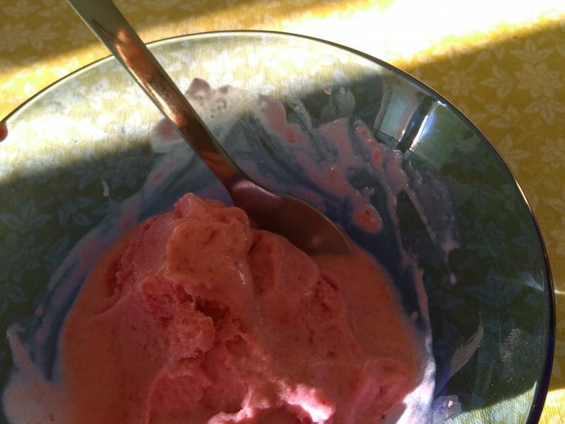 Cliquez pour zoomer ! Glace à la fraise Thermomix par Maie
