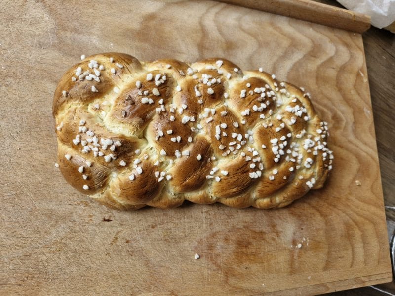 Cliquez pour zoomer ! Brioche tressée à la mie filante Thermomix par sharlouze