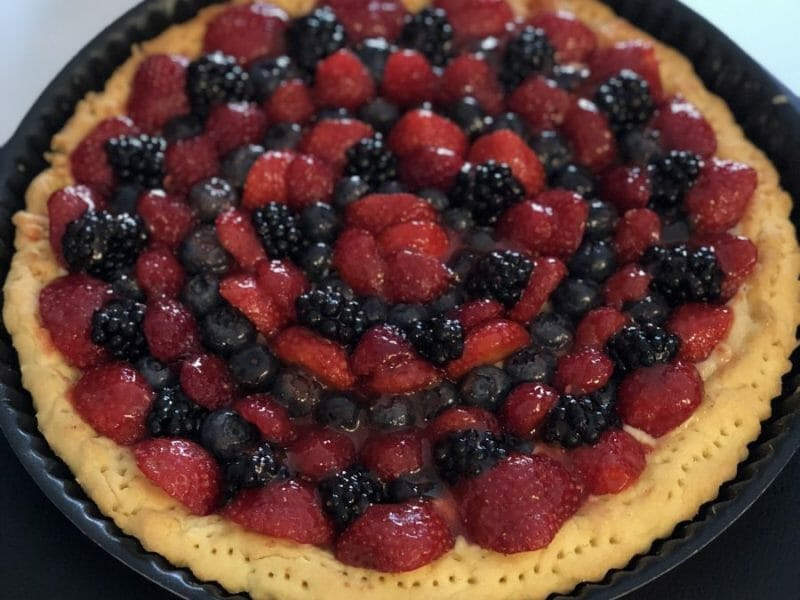 Cliquez pour zoomer ! Tarte aux fraises Thermomix par vivibelle