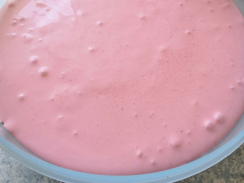 Cliquez pour zoomer ! Glace à la fraise Thermomix par sandy54