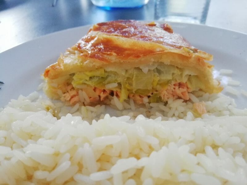 Cliquez pour zoomer ! Feuilleté saumon et poireaux Thermomix par Laetitia83330