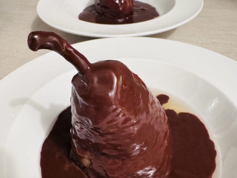 Poires au chocolat Thermomix par dalal_13