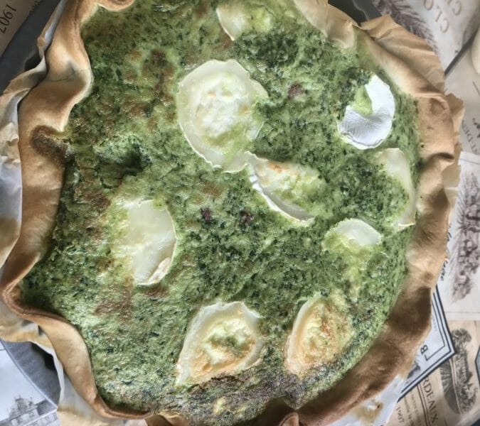 Cliquez pour zoomer ! Quiche épinards et lardons Thermomix par nadnico