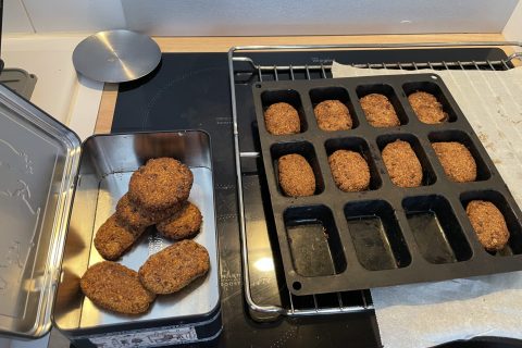Cliquez pour zoomer ! Barres de céréales à la banane, noix et dattes Thermomix par titi37100