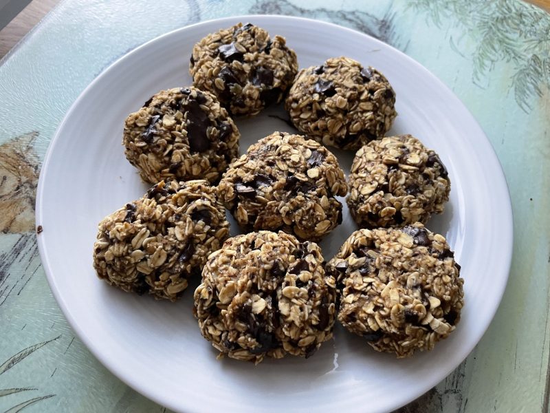 Cliquez pour zoomer ! Biscuits avoine, banane et chocolat Thermomix par titi37100