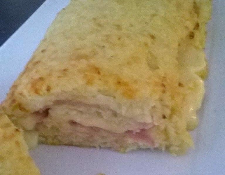 Cliquez pour zoomer ! Roulé de pommes de terre, jambon et reblochon Thermomix par Marysoux