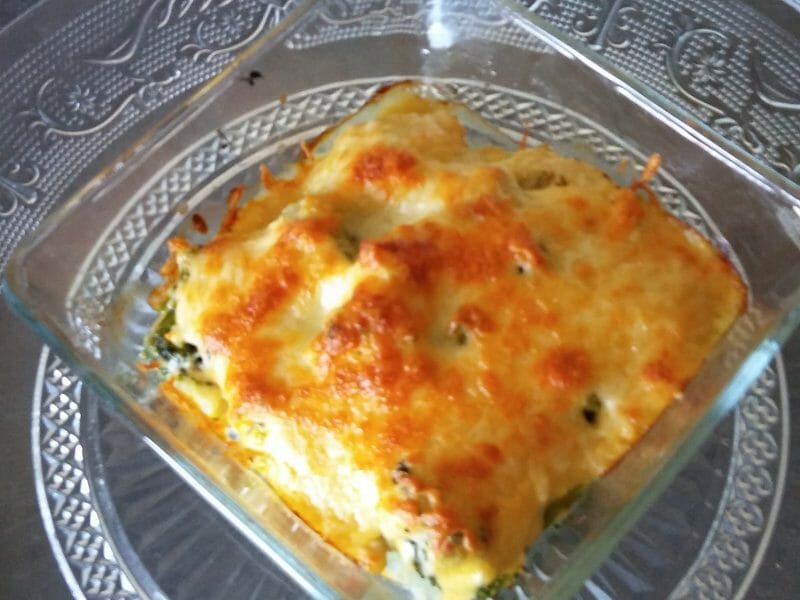 Cliquez pour zoomer ! Gratin de poulet et brocolis Thermomix par Marysoux