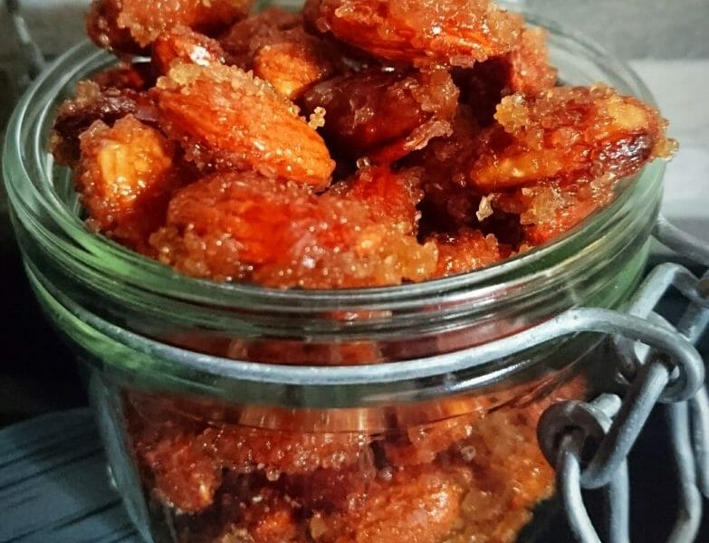 Cliquez pour zoomer ! Amandes grillées à la cannelle et au miel Thermomix par Jo Elle