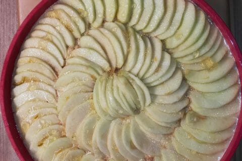 Cliquez pour zoomer ! Tarte aux pommes sans pâte Thermomix par Dalidu59