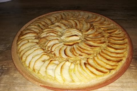 Cliquez pour zoomer ! Tarte aux pommes sans pâte Thermomix par Dalidu59