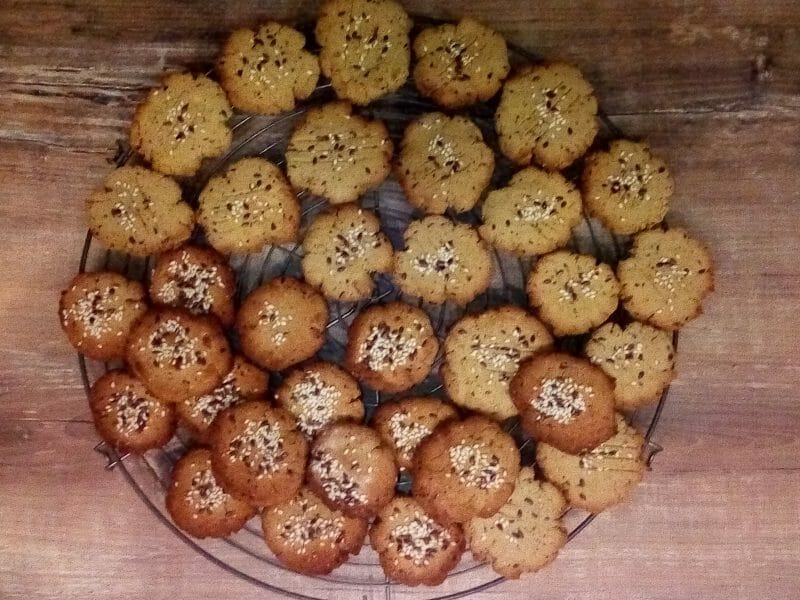 Cliquez pour zoomer ! Biscuits au sésame Thermomix par Dalidu59