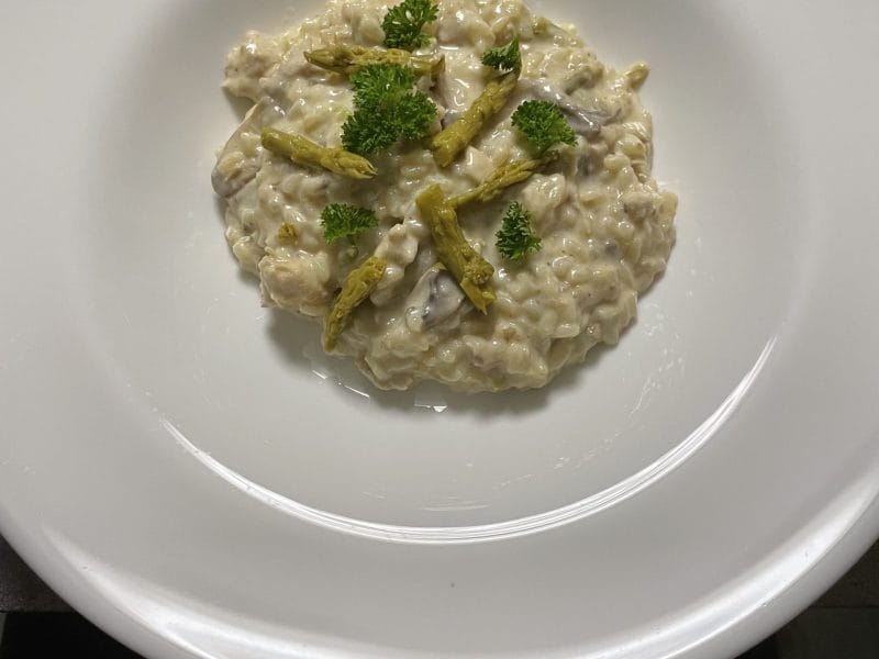 Cliquez pour zoomer ! Risotto poulet et champignons Thermomix par CarolineB59