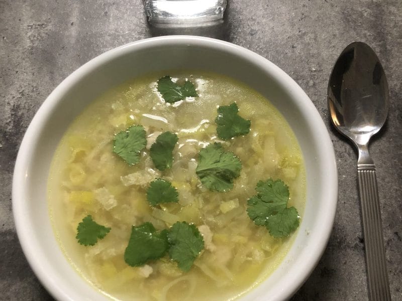 Cliquez pour zoomer ! Bouillon Chinois, poulet et poireaux Thermomix par CarolineB59