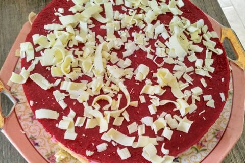 Cliquez pour zoomer ! Bavarois aux framboises Thermomix par coupaya