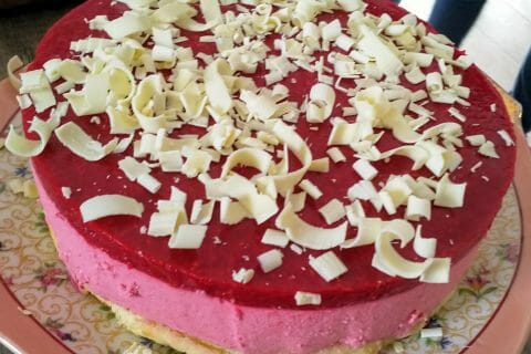 Cliquez pour zoomer ! Bavarois aux framboises Thermomix par coupaya