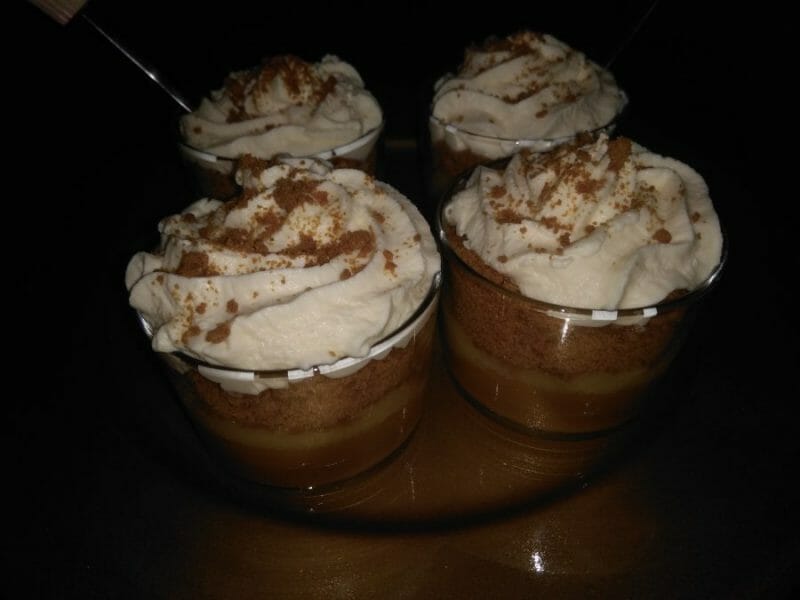 Cliquez pour zoomer ! Verrines pommes caramel et spéculoos Thermomix par Barbara_1