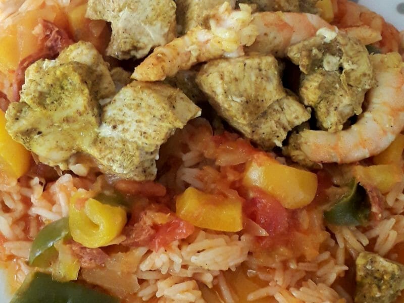 Cliquez pour zoomer ! Jambalaya Thermomix par Carwi 🍍