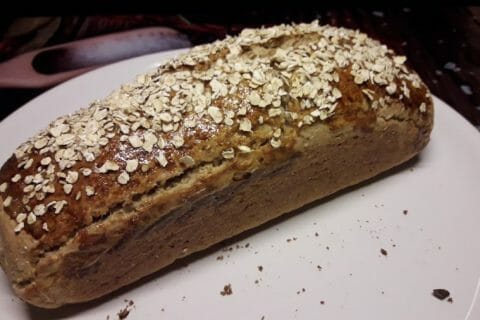 Cliquez pour zoomer ! Pain aux flocons d’avoine et au miel Thermomix par Openyourmind71