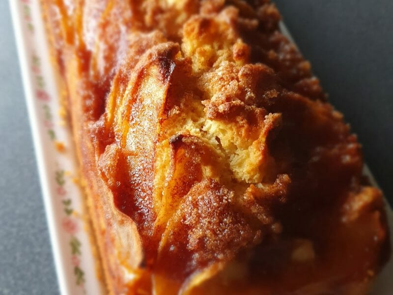 Cliquez pour zoomer ! Cake aux pommes à l’ancienne Thermomix par Openyourmind71