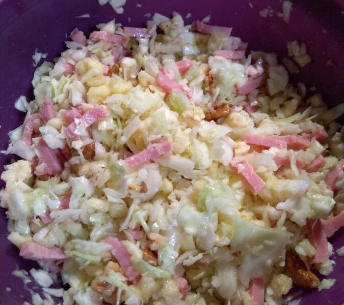 Cliquez pour zoomer ! Salade pommes, chou et noix Thermomix par lilwenn56