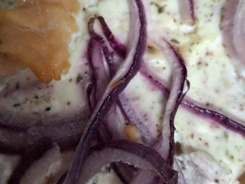 Cliquez pour zoomer ! Tarte flambée rapide au saumon fumé Thermomix par WonderKatia