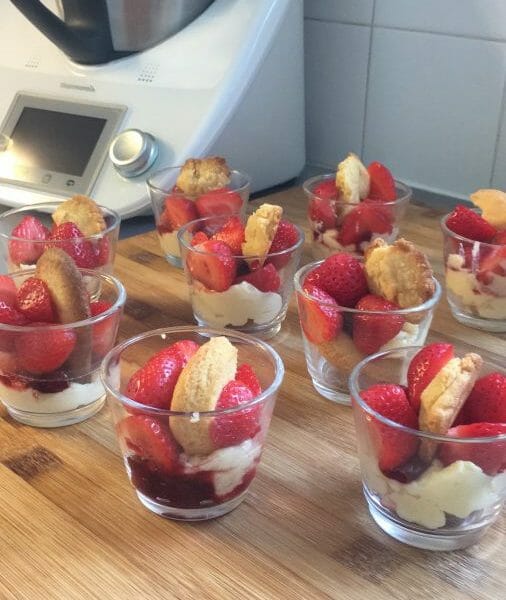 Cliquez pour zoomer ! Tarte aux fraises destructurée Thermomix par Vincent_3
