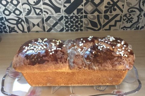 Cliquez pour zoomer ! Brioche tressée à la mie filante au Thermomix