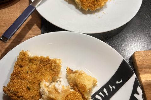 Cliquez pour zoomer ! Parmentier de lieu noir au chèvre Thermomix par pepealexot