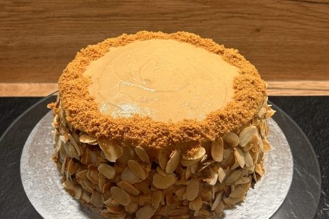 Cliquez pour zoomer ! Layer cake ananas spéculoos Thermomix par pepealexot