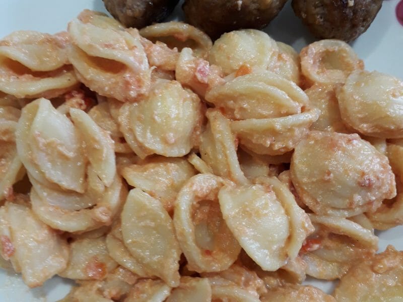 Cliquez pour zoomer ! Pâtes tomates cerises et ricotta Thermomix par Nel03