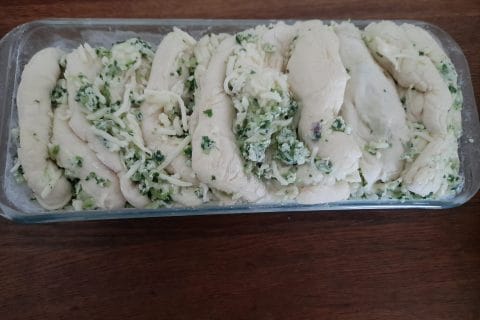 Cliquez pour zoomer ! Pain à l’ail, persil et mozzarella Thermomix par Nel03
