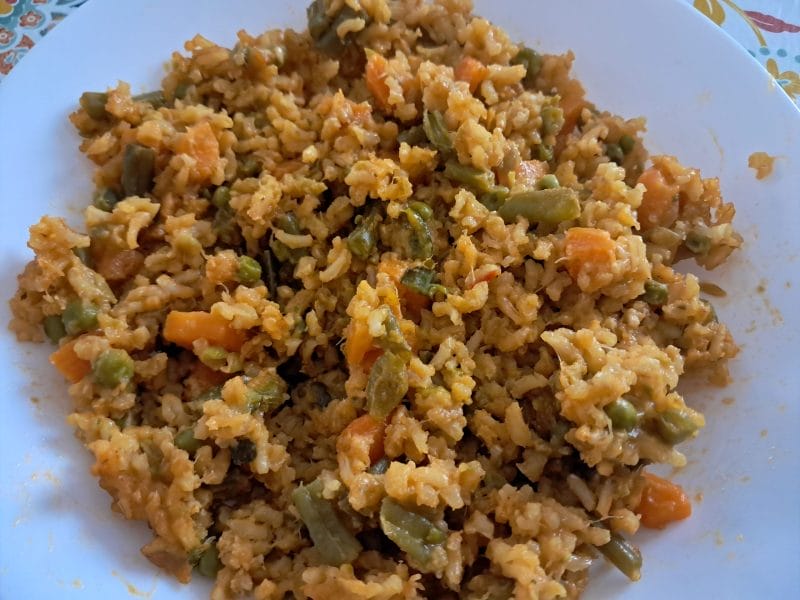 Cliquez pour zoomer ! Riz safrané aux petits légumes Thermomix par Nel03