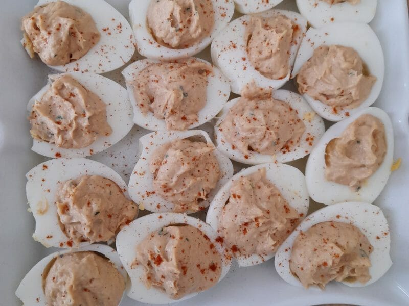 Cliquez pour zoomer ! Oeufs mimosa Thermomix par Nel03