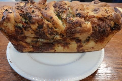Cliquez pour zoomer ! Pain à l’ail, persil et mozzarella Thermomix par Nel03