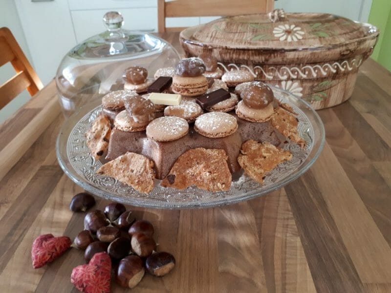 Cliquez pour zoomer ! Fondant à la crème de marron et au chocolat Thermomix par ValeriePascal