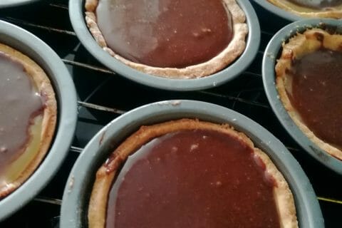Cliquez pour zoomer ! Tartelettes chocolat et caramel beurre salé Thermomix par Al
