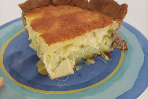 Cliquez pour zoomer ! Gâteau poireaux, lardons et fromage Thermomix par Zigote