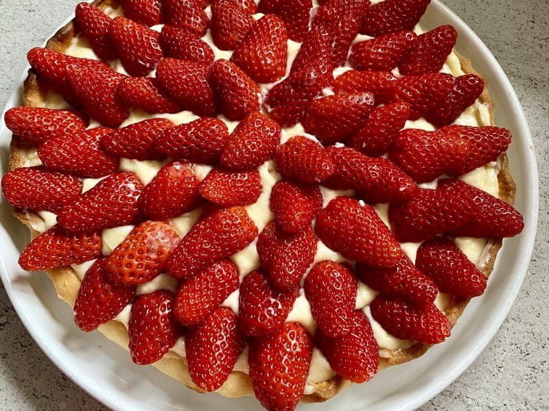 Cliquez pour zoomer ! Tarte aux fraises Thermomix par zisneotte