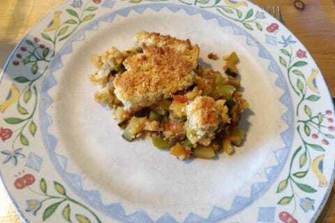 Cliquez pour zoomer ! Crumble aux légumes provençaux Thermomix par Ludivine_9