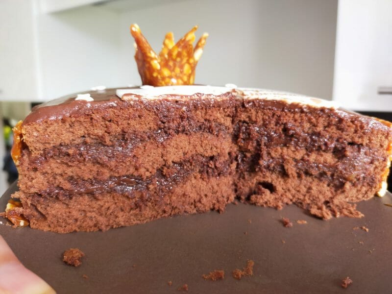 Cliquez pour zoomer ! Génoise au chocolat Thermomix par Ludivine_9