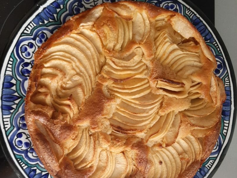 Cliquez pour zoomer ! Gâteau aux pommes et mascarpone Thermomix par Khadikoi