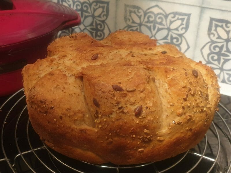 Cliquez pour zoomer ! Pain Cocotte Thermomix par Audrey91310